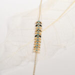 Nazar Boncuğu Detaylı Geometrik Altın Bileklik - Image 2