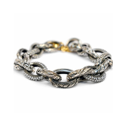 Pave pırlantalı Link Bileklik