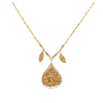 Pırlanta Detaylı Besmele Yazılı Altın Kolye - Image 2