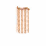 Altın Zincir Püsküllü Pırlanta Detaylı Tek Küpe