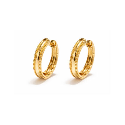 Büyük Boy Altın Halka Küpe