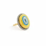 Göz Detaylı Mikro Boyama El İşçiliği Eşsiz Yüzük - Image 4