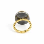 Göz Detaylı Mikro Boyama El İşçiliği Eşsiz Yüzük - Image 3