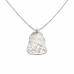 Pırlanta Detaylı Rose Altın Plaka Kolye - Görsel 3