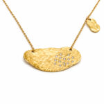 Pırlanta Detaylı Rose Altın Kolye - Görsel 2