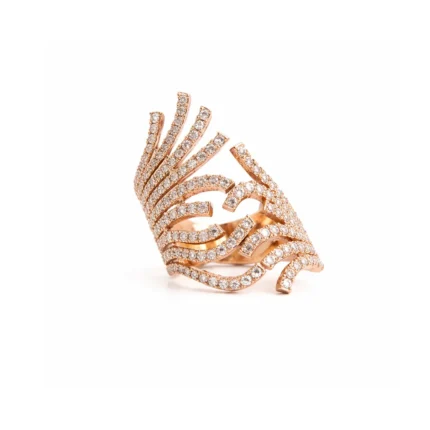 Rose Gold Pırlanta Tasarım Yüzük