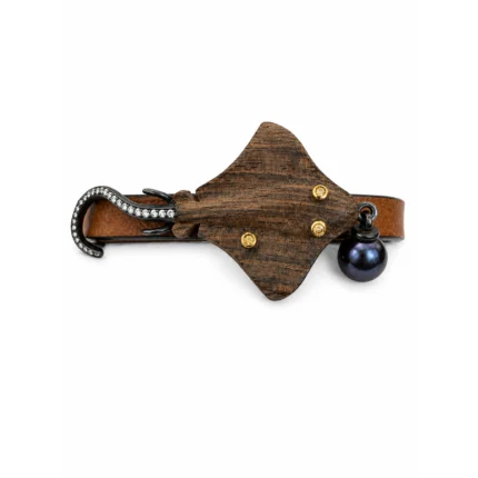 Ahşap Vatoz Formlu Bilezik