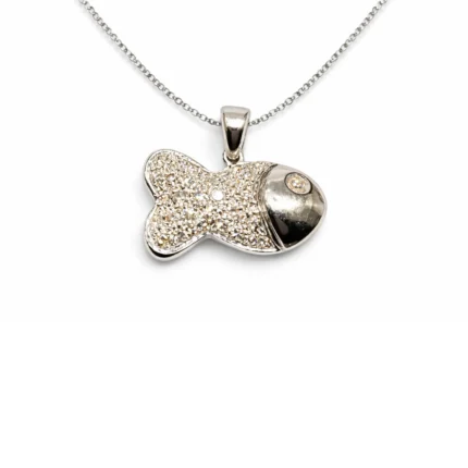 Balık Figürlü Pırlanta Kolye