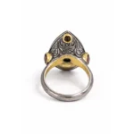 Pırlanta Çerçeveli Nazar Boncuklu Tasarım Yüzük - Görsel 3