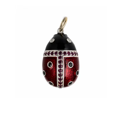Kırmızı Mineli Uğur Böceği Charm
