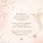 Kolibri Kuş Figürlü İnci ve Pırlanta Detaylı Kolye - Görsel 4