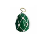Yeşil Mineli Yumurta Charm
