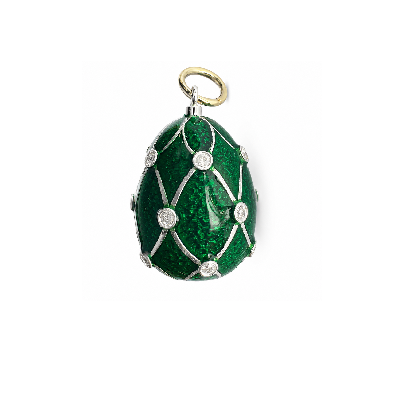 Yeşil Mineli Yumurta Charm Yeşil Mineli Yumurta Charm - Görsel 1